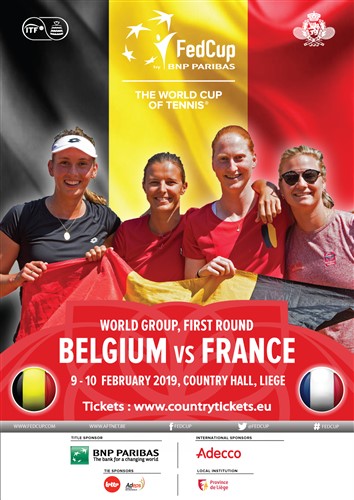 Fed Cup Belgique - France 2019